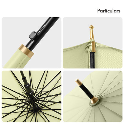 ร่มด้ามยาว ป้องกันฝนและแดด ขนาดใหญ่ มี 16 ซี่ - 图片2