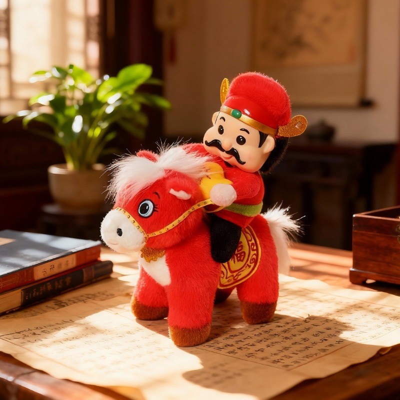 ตุ๊กตาผ้ากำมะหยี่ปีม้า 2026 มาสคอตปีม้า - 图片14