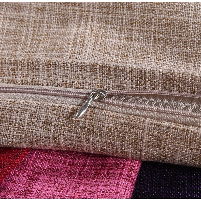 ปลอกหมอนขนาด 45*45 ซม. ปลอกหมอนพิมพ์ลายสีพื้น - 图片2