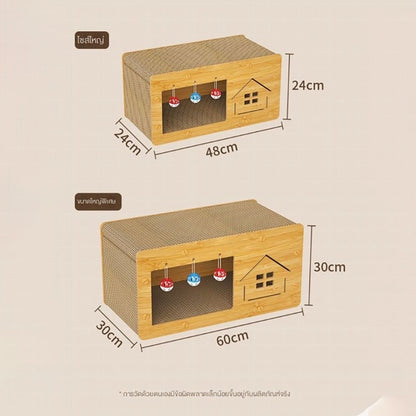 บ้านแมวกระดาษ กล่องบ้านแมวใหญ่ - 图片8