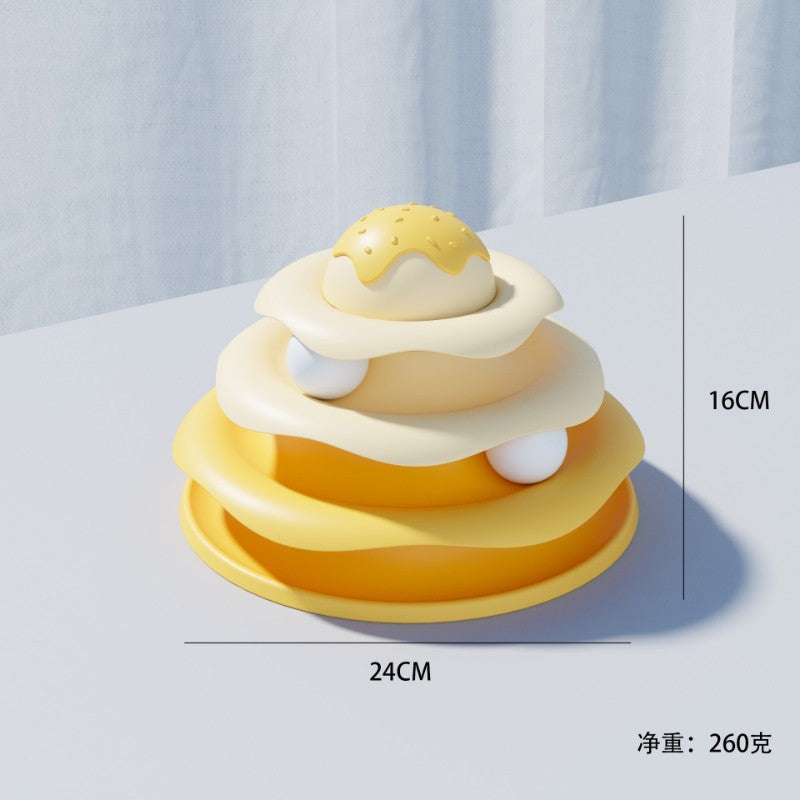 ของเล่นแมว รางบอลแมว พร้อมแผงเสียงขนนก - 图片18