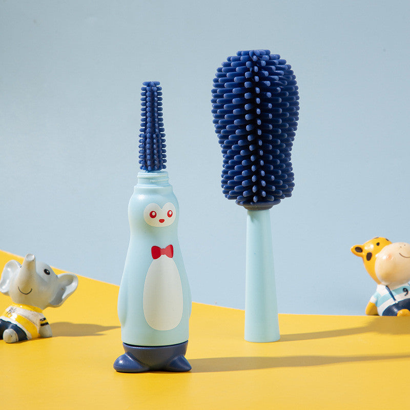 ชุดแปรงทำความสะอาดขวดนมเด็ก 4in1 - 图片4