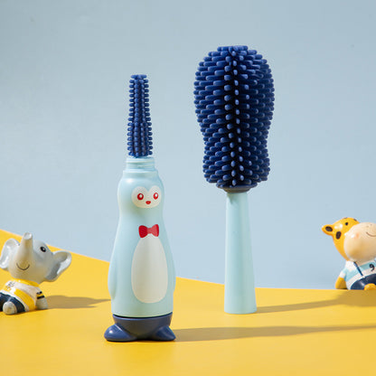 ชุดแปรงทำความสะอาดขวดนมเด็ก 4in1 - 图片4