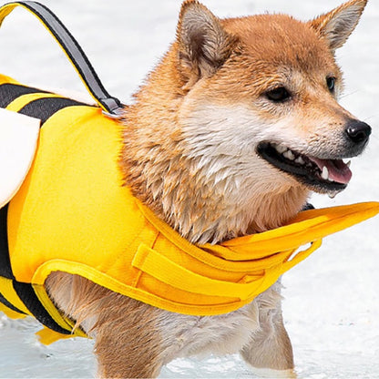 Dog Life Jacket, High Floatation, Reflective, with Rescue Handle, Removable, for Safety, for Dogs