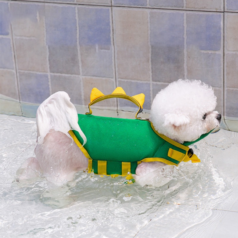 Dog Life Jacket, High Floatation, Reflective, with Rescue Handle, Removable, for Safety, for Dogs