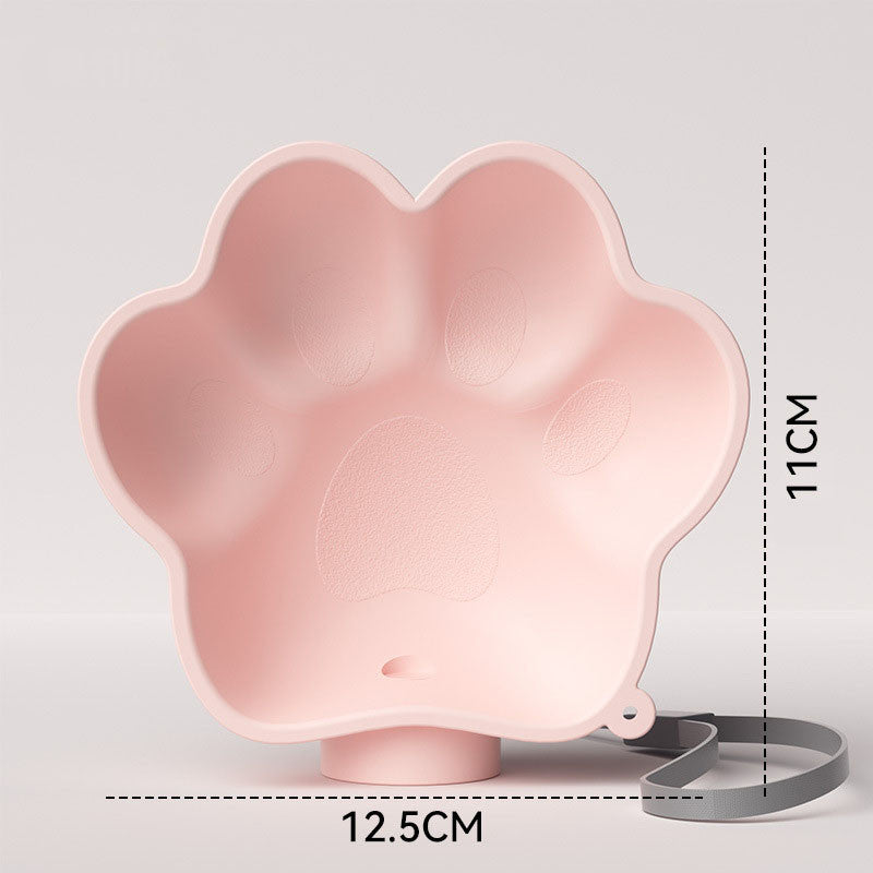 Pet food bowl, cat bowl, dog bowl, lightweight PP plastic, easy to use for cats and dogs
