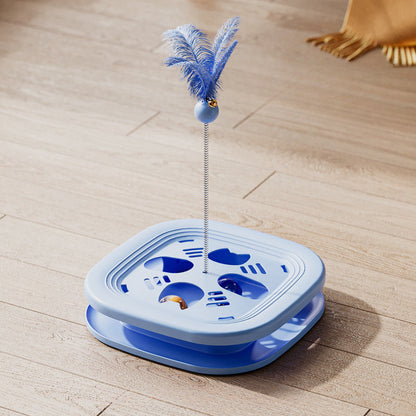 Cat toys, cat hideaway box, cat wand, puzzle ball, for independent play, stress relief, for all ages, durable