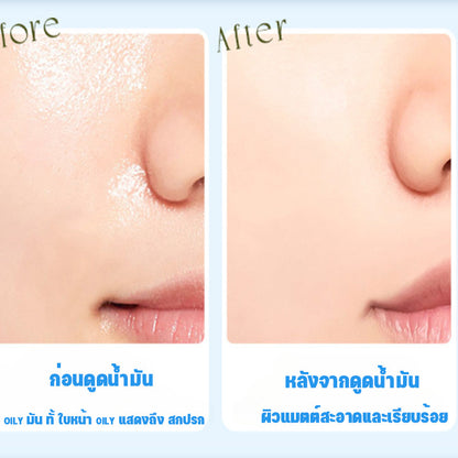 Berma Baby สไตล์พัฟสะดวกยิ่งขึ้น กระดาษดูดซับน้ำมันสำหรับใบหน้า 100 แผ่น / กล่อง