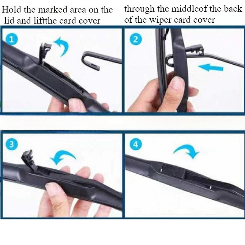 ใบปัดน้ำฝน, ก้านปัดน้ำฝน, ใบปัดน้ำฝนแบบสามส่วน