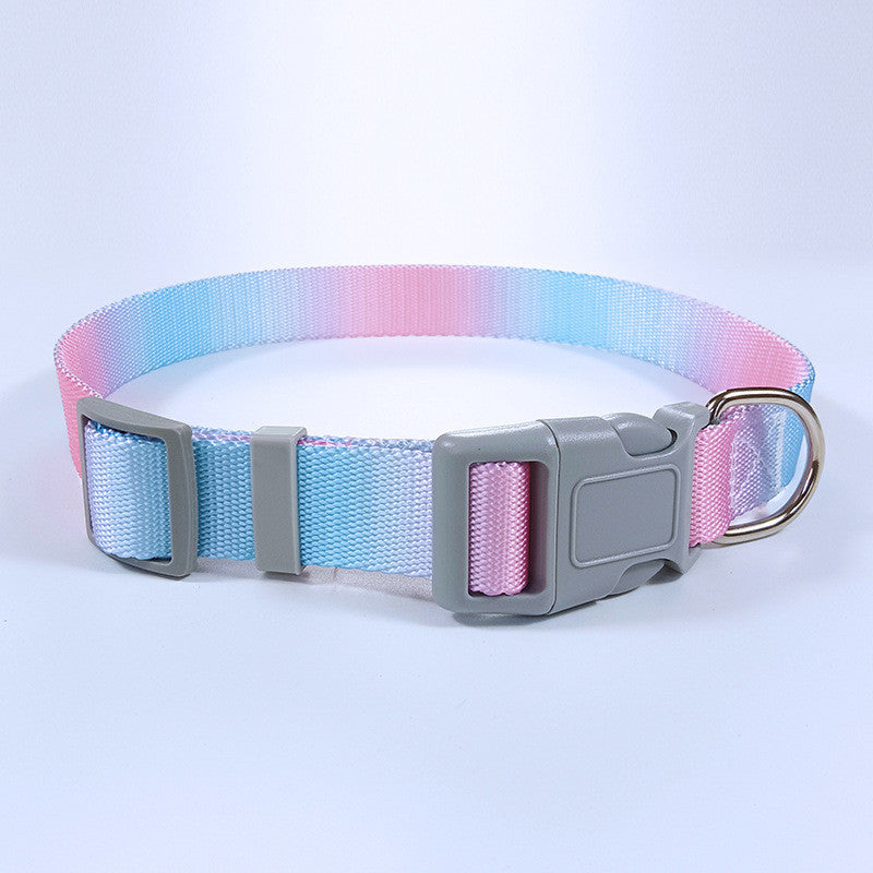 สายจูงสัตว์เลี้ยง สายจูงสุนัข และปลอกคอแมวสีไล่ระดับ