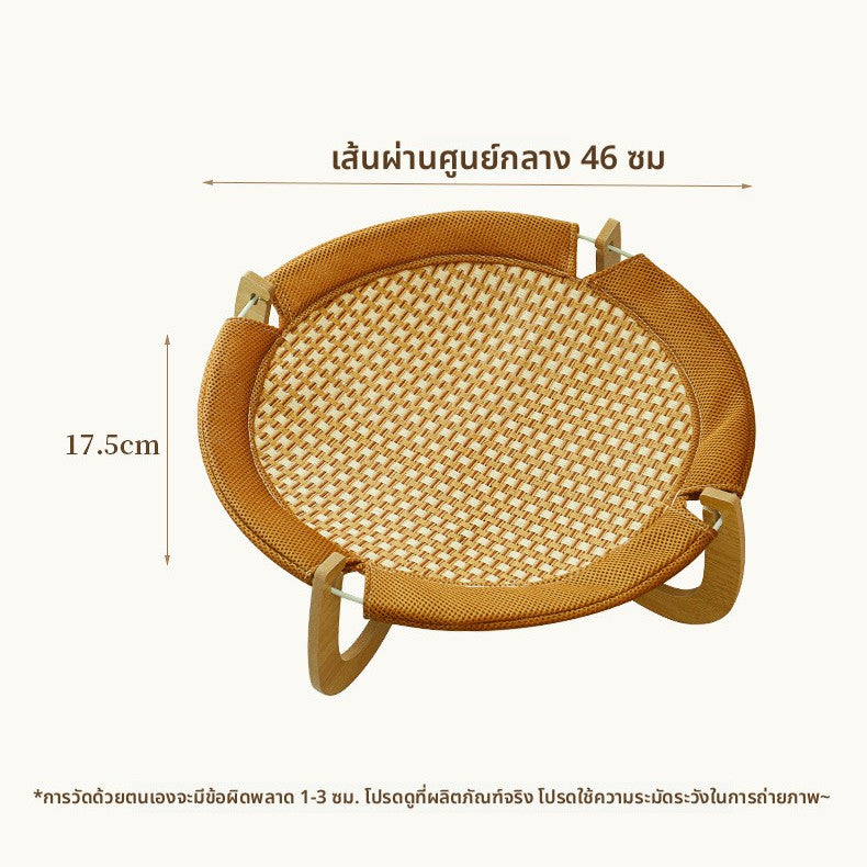 Cat bed, dog house, dog bed, cat bed, wooden cat condo. Takes up little space, strong, cool, and well-ventilated.