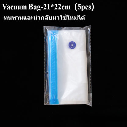 เครื่องซีลสุญญากาศ 3-in-1 เครื่องซีลแบบพกพาพร้อมใบมีด สำหรับซีลสุญญากาศ