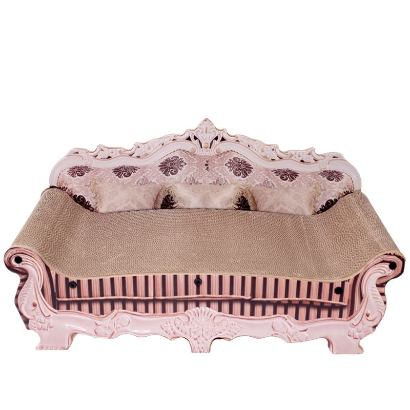 Cat scratching post, cat sofa, corrugated cardboard, cat scratcher, cat bed, cat toy, free catnip, durable