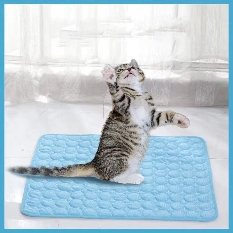 Cooling mat for pets, dogs, and cats, perfect for summer.