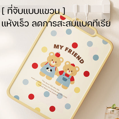 เขียงพลาสติก เขียงสองด้าน วัสดุ PP ป้องกันเชื้อรา ด้านเพื่อป้องกันเชื้อรา แยกอาหารดิบและอาหารปรุงสุก