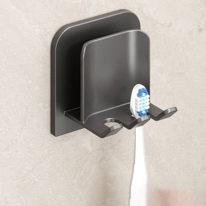 ที่วางแปรงสีฟัน แบบติดผนัง ไม่ต้องเจาะรู ที่บีบยาสีฟันอัตโนมัติ ชุดเก็บถ้วยแปรงฟัน