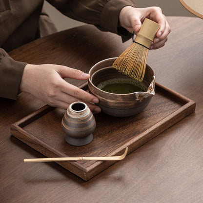 ชุดชงชาญี่ปุ่น (2/5 ชิ้น), ชุดถ้วยมัทฉะ, ถ้วยมัทฉะ, อุปกรณ์สำหรับพิธีชงชา