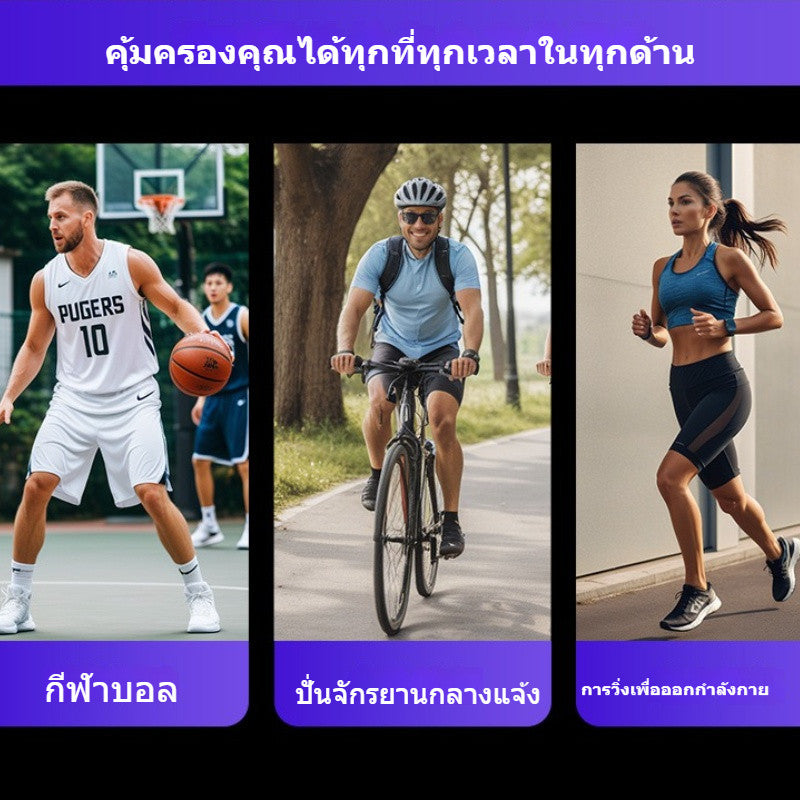 อุปกรณ์พยุงเข่า แผ่นรองเข่า และดีไซน์กันลื่นบริเวณจุดกดทับ เหมาะสำหรับทั้งชายและหญิง