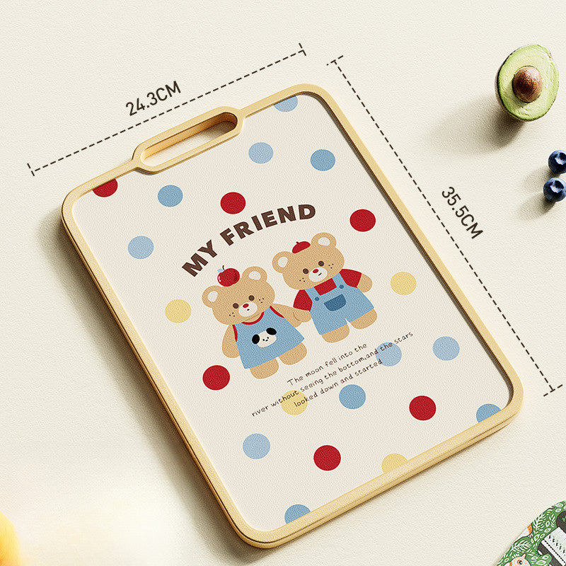 เขียงพลาสติก เขียงสองด้าน วัสดุ PP ป้องกันเชื้อรา ด้านเพื่อป้องกันเชื้อรา แยกอาหารดิบและอาหารปรุงสุก