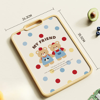 เขียงพลาสติก เขียงสองด้าน วัสดุ PP ป้องกันเชื้อรา ด้านเพื่อป้องกันเชื้อรา แยกอาหารดิบและอาหารปรุงสุก