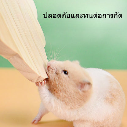2-story hamster house, wooden, easy to assemble, for hamsters and small pets.