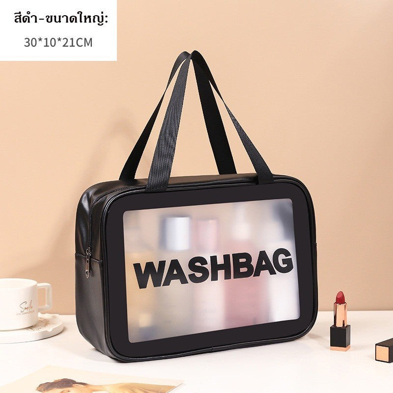 กระเป๋าว่ายน้ำ PVC กระเป๋ากันน้ำ ความจุใหญ่ กระเป๋าฟิตเนส แยกแห้งเปียก สไตล์น่ารัก สำหรับพกพาเล่นกีฬ
