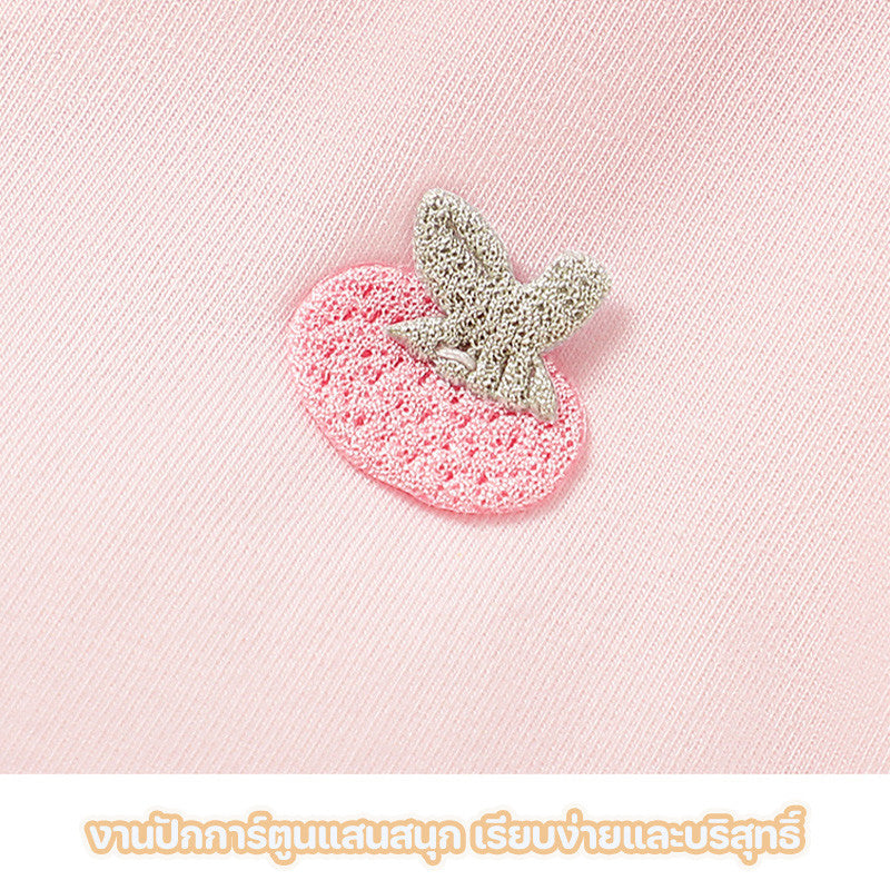 เสื้อชั้นในผ้าฝ้ายของเด็กผู้หญิงรุ่นใหม่ เสื้อซับใน ตาข่ายระบายอากาศ ที่รองแก้วระบายอากาศคงที่ สายสะพายไหล่คู่คงที่