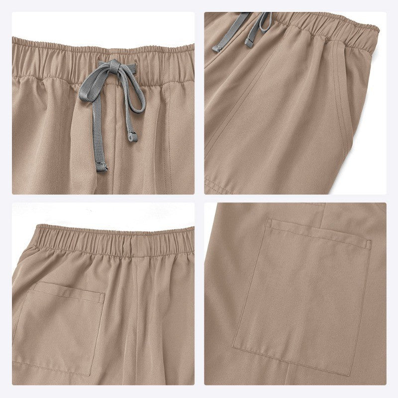 ชุดยูนิฟอร์มบุคลากรทางการแพทย์ คอวี ใช้ได้ทั้งชายและหญิง แห้งเร็ว