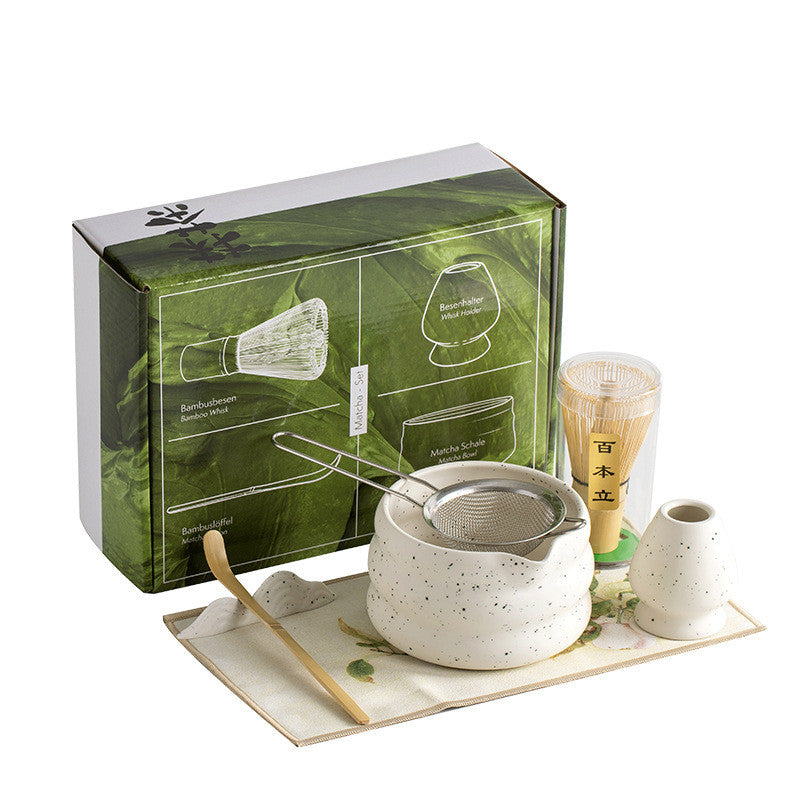 ชุดชามมัทฉะ 4-7 ชิ้น ถ้วยชงมัทฉะ แปรงชงชา ที่ใส่มัทฉะ ที่ใส่มัทฉะชุดชงชาญี่ปุ่น