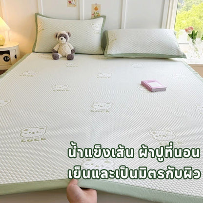 ผ้าปูที่นอนและปลอกหมอนคุณภาพสูง เนื้อผ้าเย็นสบายและระบายอากาศได้ดี