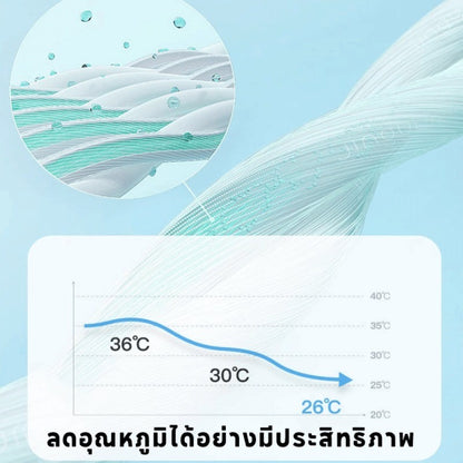 ผ้าปูที่นอนและปลอกหมอนคุณภาพสูง เนื้อผ้าเย็นสบายและระบายอากาศได้ดี