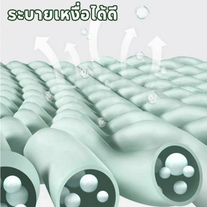 ผ้าปูที่นอนและปลอกหมอนคุณภาพสูง เนื้อผ้าเย็นสบายและระบายอากาศได้ดี