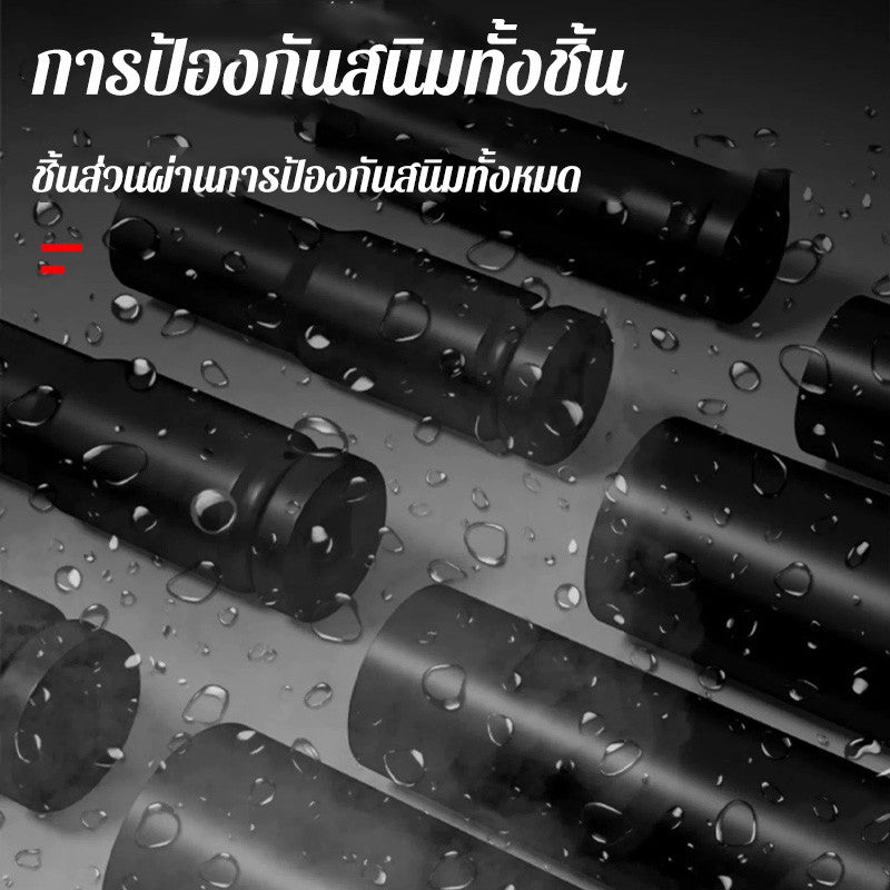 ลูกบล็อกยาว ลูกบล็อก ปากหกเหลี่ยม ชุดบล็อก ชุดประแจไฟฟ้า ลูกบล็อกดำ สำหรับบล็อกลม 8mm/10mm เครื่องมือช่าง