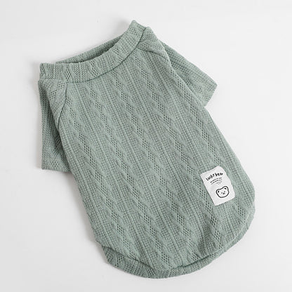 Pet sweater, dog and cat sweater, soft knitted fabric, warm and comfortable dog sweater, cat sweater