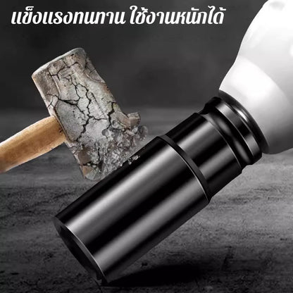 ลูกบล็อกยาว ลูกบล็อก ปากหกเหลี่ยม ชุดบล็อก ชุดประแจไฟฟ้า ลูกบล็อกดำ สำหรับบล็อกลม 8mm/10mm เครื่องมือช่าง