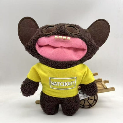 ตุ๊กตาผ้า Fuggler ขนาด 23 ซม. ฟันน่ารัก สัตว์ประหลาดหน้าตาตลก ตุ๊กตาตดได้ ของเล่นสำหรับเด็ก