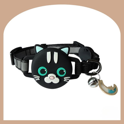 For AirTag Cat Collar Pet Collar with Reflective, Adjustable, Soft, Safe Locating Collar
