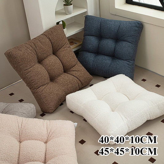 เบาะรองนั่ง เบาะรองนั่งทาทามิ กำมะหยี่ หนาขึ้น นุ่มสบาย หนาเป็นพิเศษ ความยืดหยุ่นสูง สําหรับตกแต่งบ้าน