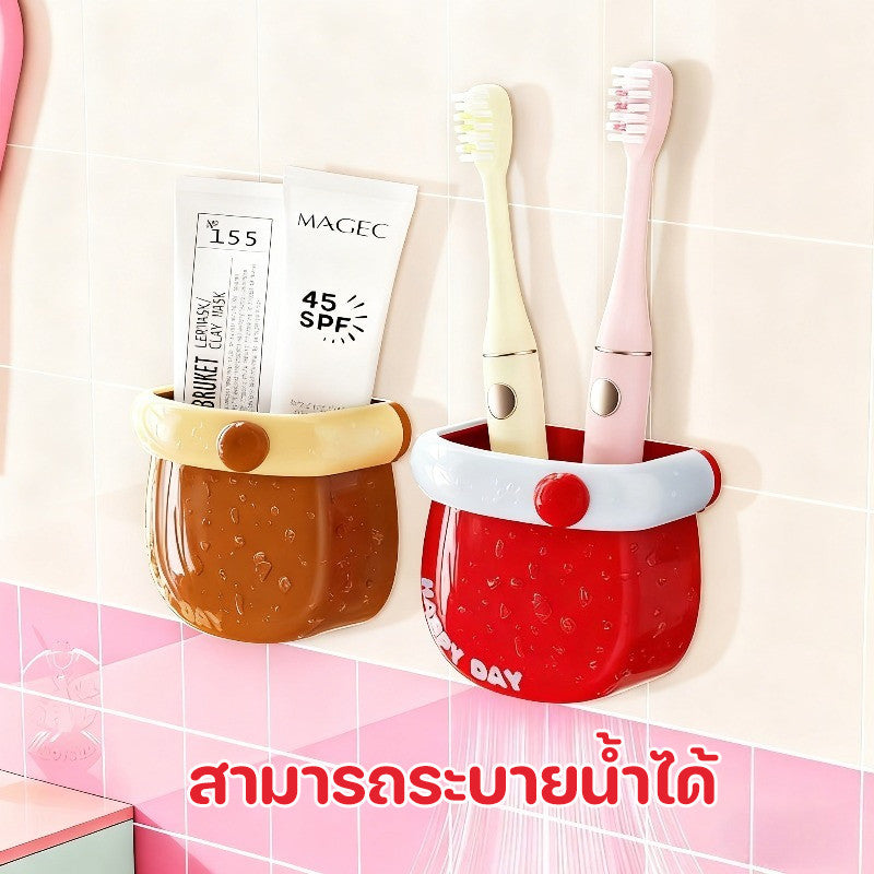 Magnetic Storage Box 9.6*6.3*11cm ABS material Wall-mounted storage box Dopamine color Easy to install