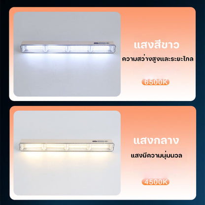ไฟฉุกเฉินพกพา (22/32/42CM) ไฟฉุกเฉิน hแบตเตอรี่เยอะ ใช้งานได้ยาวนาน ไฟตั้งแคมป์ สำหรับเดินป่า ชาร์จไฟบ้าน ระดับกันน้ำ