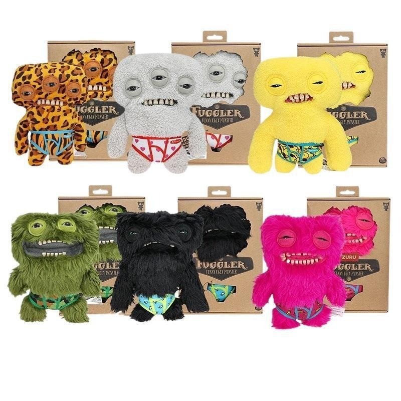 ตุ๊กตาผ้า Fuggler ขนาด 23 ซม. ฟันน่ารัก สัตว์ประหลาดหน้าตาตลก ตุ๊กตาตดได้ ของเล่นสำหรับเด็ก