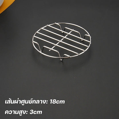 ตะแกรงนึ่งสแตนเลสหนา เหมาะสำหรับนึ่งซาลาเปาและรักษาความร้อนของอาหาร