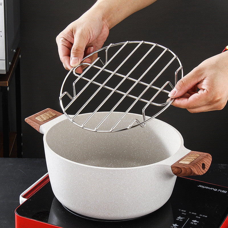 ตะแกรงนึ่งสแตนเลสหนา เหมาะสำหรับนึ่งซาลาเปาและรักษาความร้อนของอาหาร