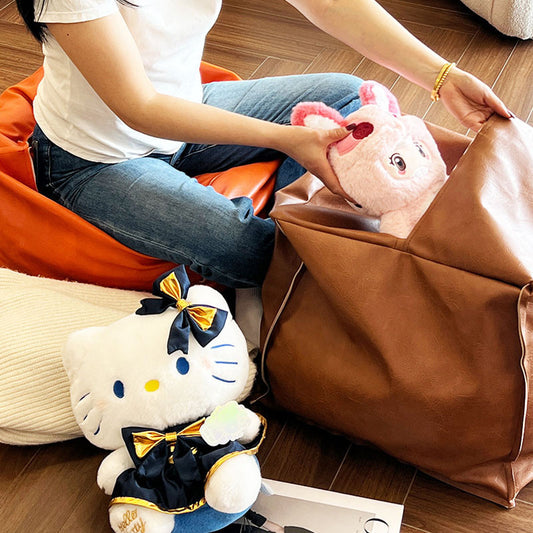 เก้าอี้หนัง/ตู้เก็บของในบ้านแบบ 2in1 ทำความสะอาดง่าย