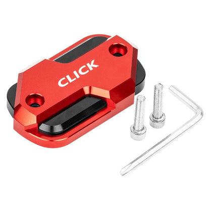 ฝาครอบหม้อน้ํามันเบรค HONDA Click 125/CLICK 160 ฝาครอบหม้อน้ํามันเบรค อลูมิเนียมอัลลอยด์ หลายสี ติดตั้งง่าย