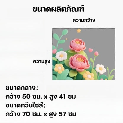 สติกเกอร์สุญญากาศ 3 มิติ ลวดลายดอกไม้สามมิติ สติกเกอร์ตกแต่งบ้านติดกระจก