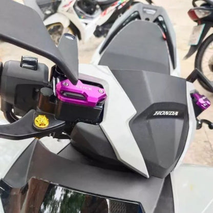 ฝาครอบหม้อน้ํามันเบรค HONDA Click 125/CLICK 160 ฝาครอบหม้อน้ํามันเบรค อลูมิเนียมอัลลอยด์ หลายสี ติดตั้งง่าย