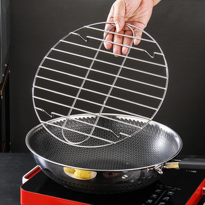 ตะแกรงนึ่งสแตนเลสหนา เหมาะสำหรับนึ่งซาลาเปาและรักษาความร้อนของอาหาร