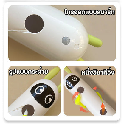Interactive Cat Toy, Motion Activated Wack-A-Worm Post Toy, Automatic Rechargeable Teasing Tail Cat Toy for Cats