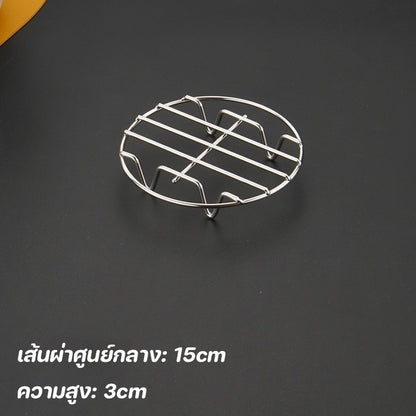 ตะแกรงนึ่งสแตนเลสหนา เหมาะสำหรับนึ่งซาลาเปาและรักษาความร้อนของอาหาร